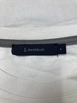 RAGEBLUE/レイジブルー/Tシャツ/カットソー/トップス/ホワイト/L
