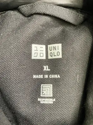UNIQLO/ユニクロ/ダウンジャケット/コート/ジャケット/アウター/ブラック/XL