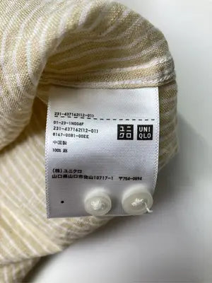 UNIQLO/ユニクロ/シャツ/ブラウス/トップス/ベージュ/M
