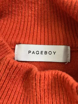 PAGEBOY/ページボーイ/ニット/セーター/トップス/レッド/F