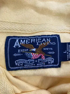AMERICAN LIVING/Tシャツ/カットソー/トップス/イエロー/L