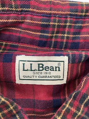 L.L.Bean/エルエルビーン/シャツ/ブラウス/トップス/レッド/L