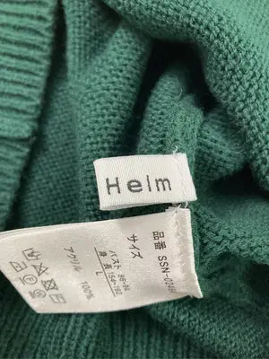 Helm/ヘルム/カーディガン/ボレロ/トップス/グリーン/L