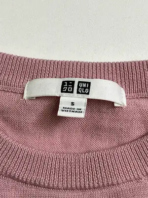 UNIQLO/ユニクロ/ニット/セーター/トップス/ピンク/S