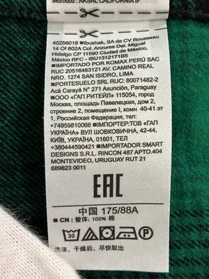 GAP/ギャップ/シャツ/ブラウス/トップス/グリーン/XS