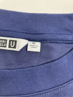 UNIQLO/ユニクロ/Tシャツ/カットソー/トップス/ネイビー/XL
