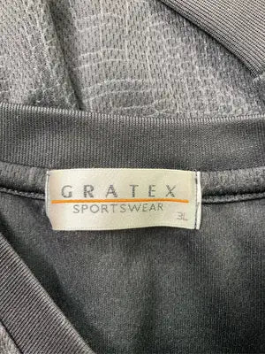 GRATEX/Tシャツ/カットソー/トップス/ブラック/3L
