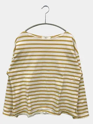 Samansa Mos2 blue/サマンサモスモスブルー/Tシャツ/カットソー/トップス/イエロー/L