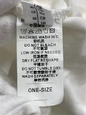 Tシャツ/カットソー/トップス/アイボリー/ONE-SIZE