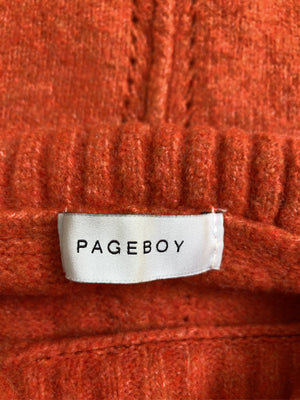 PAGEBOY/ペイジボーイ/ニット/セーター/トップス/オレンジ/F