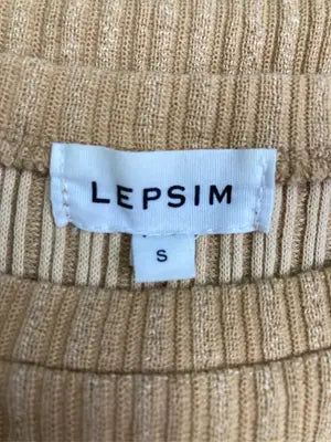 LEPSIM/レプシィム/Tシャツ/カットソー/トップス/ベージュ/S