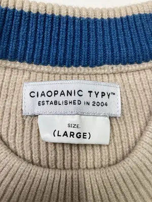 CIAOPANIC TYPY/チャオパニックティピー/ニット/セーター/トップス/ベージュ/L