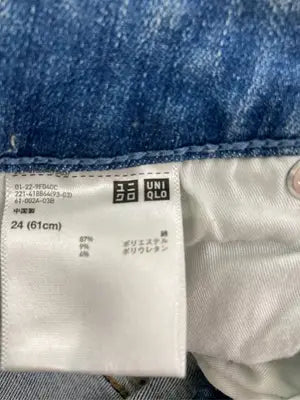 UNIQLO/ユニクロ/デニムパンツ/パンツ/ブルー/24(61cm)