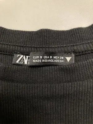 ZARA/ザラ/シャツ/ブラウス/トップス/ブラック/EUR S