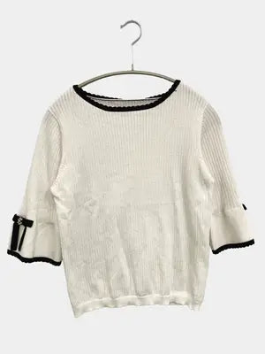 tocco closet/ニット/セーター/トップス/ホワイト/M