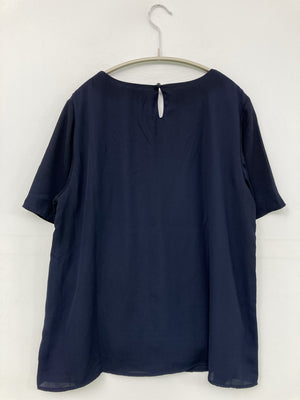 GLACIER/グラシア/Tシャツ/カットソー/トップス/ネイビー/L