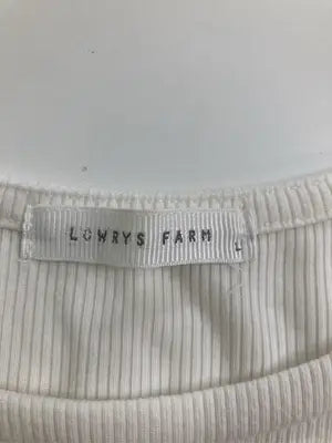 LOWRYS FARM/ローリーズファーム/Tシャツ/カットソー/トップス/ホワイト/L