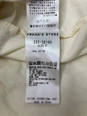 FREAK'S STORE/フリークスストア/Tシャツ/カットソー/トップス/アイボリー/F