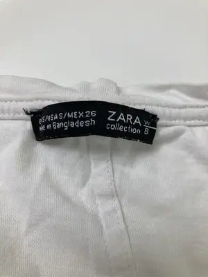 ZARA/ザラ/Tシャツ/カットソー/トップス/ホワイト/S