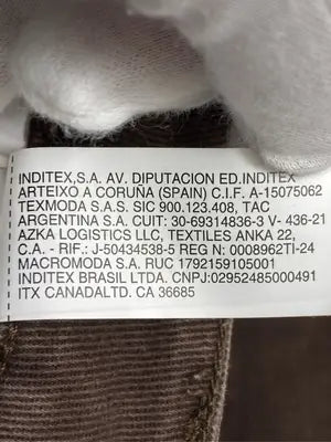 ZARA/ザラ/デニムパンツ/パンツ/ブラウン/EUR 36
