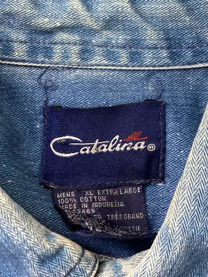 Catalina/シャツ/ブラウス/トップス/ブルー/XL