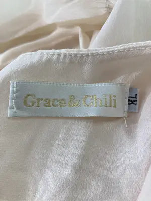 Grace&Chili/グレースアンドチリ/シャツ/ブラウス/トップス/アイボリー/XL