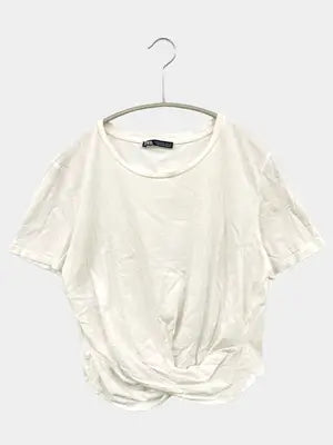 ZARA/ザラ/Tシャツ/カットソー/トップス/ホワイト/USA M