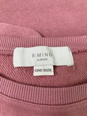 B:MING/ビーミング/スウェット/トップス/ピンク/ONE SIZE