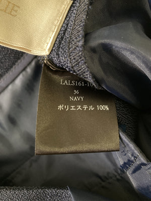 MARQUE/マルク/スラックス/パンツ/ネイビー/36
