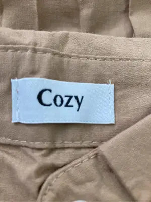 Cozy/コージー/シャツワンピース/ワンピース/ドレス/ブラウン