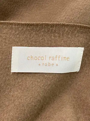 chocol raffine/ショコラフィネ/ノーカラーコート/ジャケット/アウター/ブラウン/F