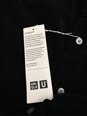 UNIQLO U/ユニクロユー/シャツ/ブラウス/トップス/ブラック/XL