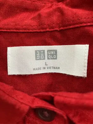 UNIQLO/ユニクロ/シャツ/ブラウス/トップス/レッド/L