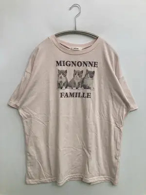 one after another NICE CLAUP/ワンアフターアナザーナイスクラップ/Tシャツ/カットソー/トップス/ピンク/F