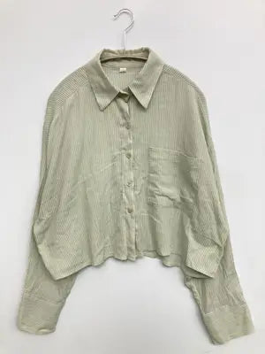 IU/シャツ/ブラウス/トップス/ライトグリーン