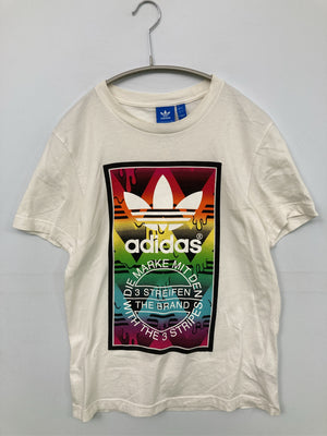 adidas/アディダス/Tシャツ/カットソー/トップス/ホワイト/S