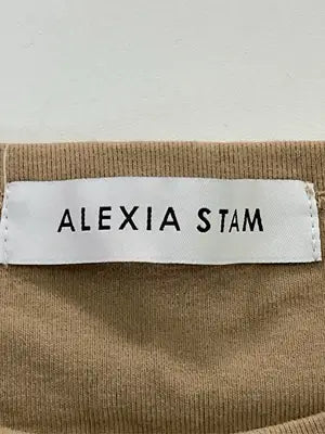 ALEXIA STAM/アリシアスタン/Tシャツ/カットソー/トップス/ブラウン/F