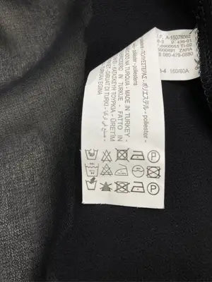 ZARA/ザラ/シャツ/ブラウス/トップス/ブラック/XS