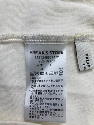 FREAK'S STORE/フリークスストア/Tシャツ/カットソー/トップス/ホワイト/F