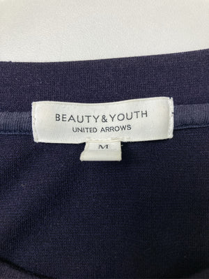 BEAUTY&YOUTH/ビューティーアンドユース/Tシャツ/カットソー/トップス/ネイビー/M
