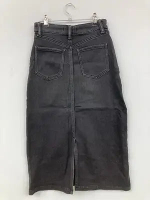 UNIQLO JEANS/ユニクロジーンズ/デニムスカート/スカート/ブラック/ウエスト58cm   ヒップ85cm