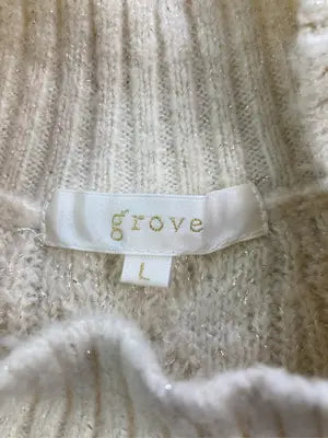 grove/グローブ/ニット/セーター/トップス/アイボリー/L