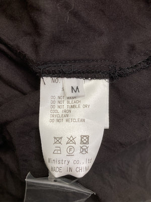 シャツワンピース/ワンピース/ドレス/ブラック/M