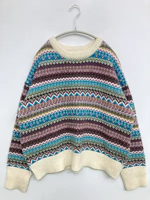 niko and .../ニコアンド/ニット/セーター/トップス/ブラウン/3