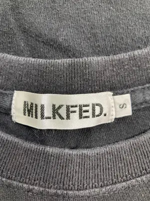 MILK FED./ミルクフェド/Tシャツ/カットソー/トップス/ブラック/S