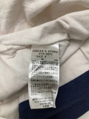FREAK'S STORE/フリークスストア/Tシャツ/カットソー/トップス/ホワイト/FREE