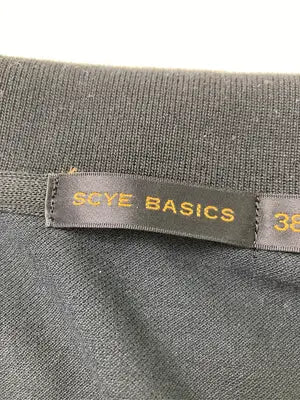 SCYE BASICS/サイベーシックス/ポロシャツ/トップス/ブラック/38
