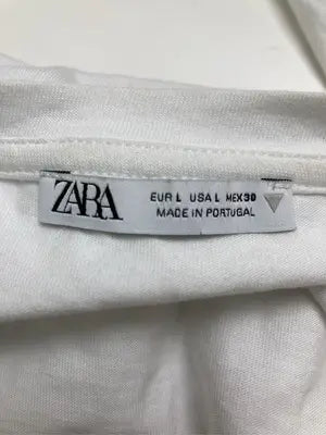 ZARA/ザラ/Tシャツ/カットソー/トップス/ホワイト/EUR L