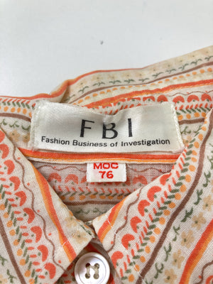 FBI/シャツ/ブラウス/トップス/オレンジ/76
