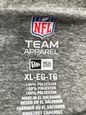 NFL TEAM APPAREL/エヌエフエルチームアパレル/Tシャツ/カットソー/トップス/グレー/XL-EG-TG